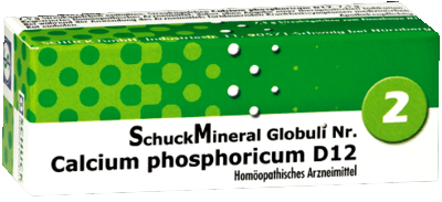 SCHUCKMINERAL Globuli 2 Calcium phosphoricum D 12
